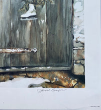 Load image into Gallery viewer, Her Skates on the Old Barn Door - Limited Ed. Print
