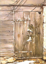 Load image into Gallery viewer, Her Skates on the Old Barn Door - Limited Ed. Print
